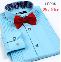 Wholesale-Designer Brand Clothing camisas Men Shirts Long Sleeve Tuxedo mens dress shirts camisa masculina plus size XXXXXL