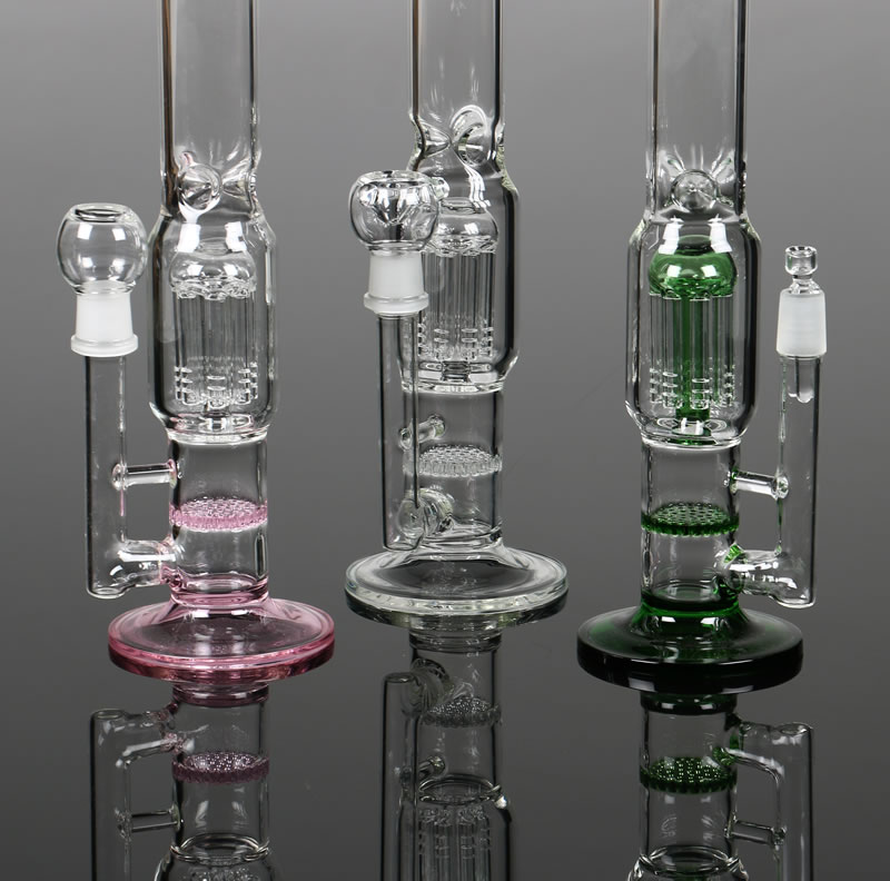 IN STOCK Glass Water Smoking Pipe inline Percolator Pipes Honeycomb Disk Bong with Arm Tree Perc Vase and 18 mm male joint
IN STOCK Glass Water Smoking Pipe inline Percolator Pipes Honeycomb Disk Bong with Arm Tree Perc Vase and 18 mm male joint