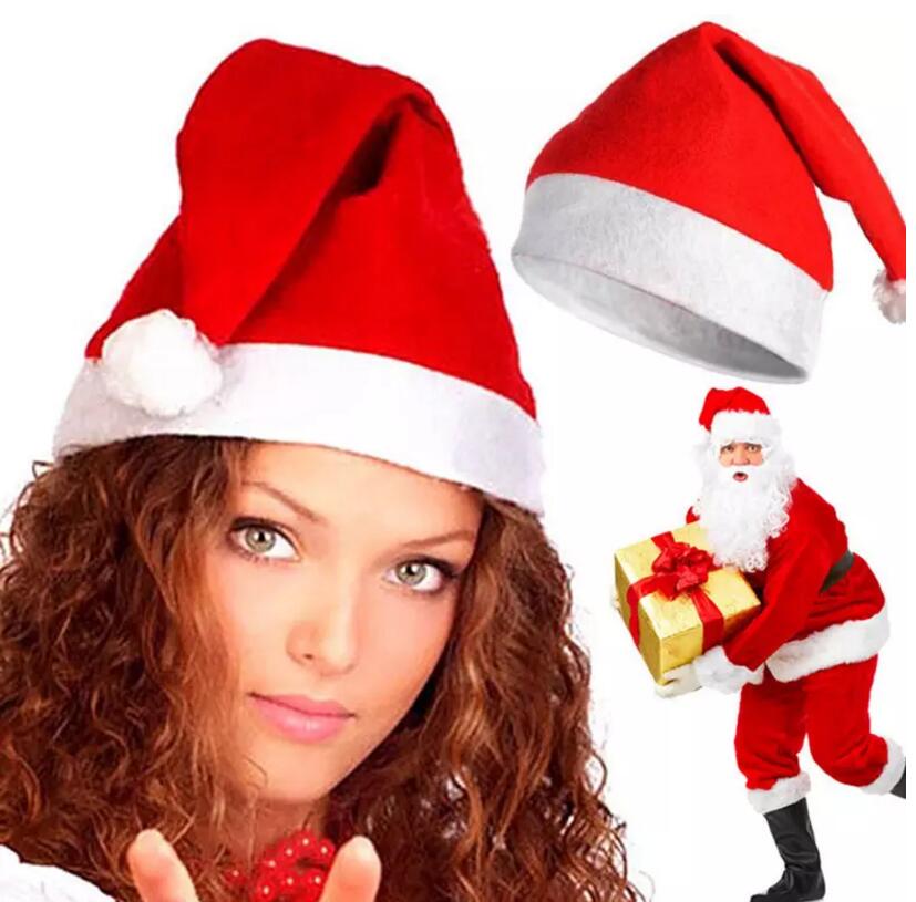 2018 Christmas Cosplay Hats Thick Ultra Soft Plush Santa Claus hat 26*35cm Cute adults Christmas cap Christmas Supplies 200pcs Free shipping, Red
2018 Christmas Cosplay Hats Thick Ultra Soft Plush Santa Claus hat 26*35cm Cute adults Christmas cap Christmas Supplies 200pcs Free shipping, Red