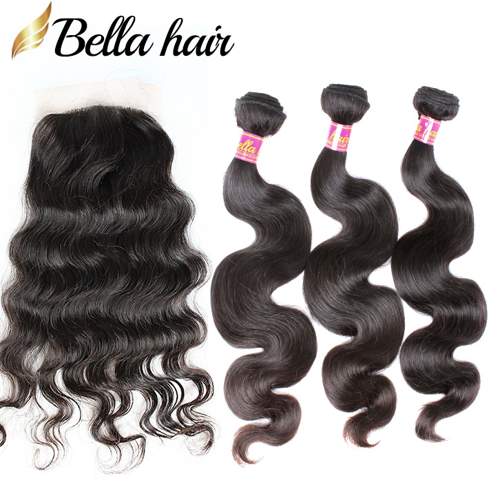 4x4 Silk Base Lace Closure With Hair Bundles Brazilian Virgin HairClosure Body Wave Human Hair Weft Extension Natural Color 4pc Lot
4x4 Silk Base Lace Closure With Hair Bundles Brazilian Virgin HairClosure Body Wave Human Hair Weft Extension Natural Color 4pc Lot
