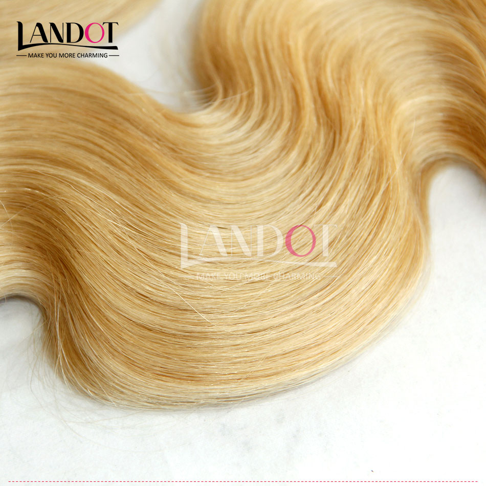 Grade 9A Color 613 Bleach Blonde Russian Virgin Human Hair Weaves Bundles Russian Body Wave Remy Hair Extensions 3/4 Pcs Can Dye all Colors