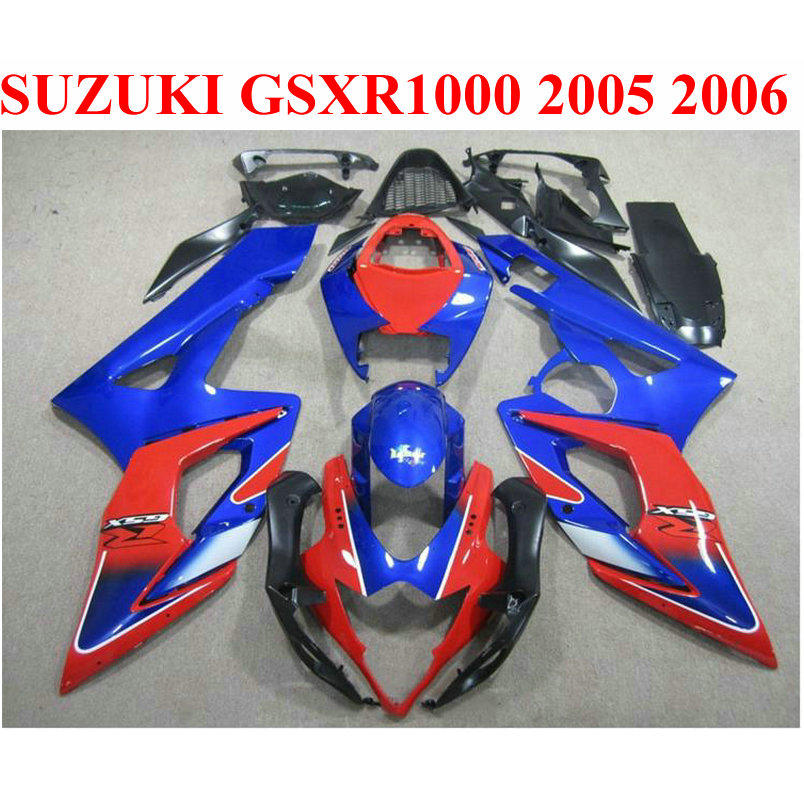 ABS motorcycle fairings for SUZUKI GSXR1000 05 06 body kits K5 K6 GSXR 1000 2005 2006 red blue black fairing kit ND1, Same as the picture shows
ABS motorcycle fairings for SUZUKI GSXR1000 05 06 body kits K5 K6 GSXR 1000 2005 2006 red blue black fairing kit ND1, Same as the picture shows