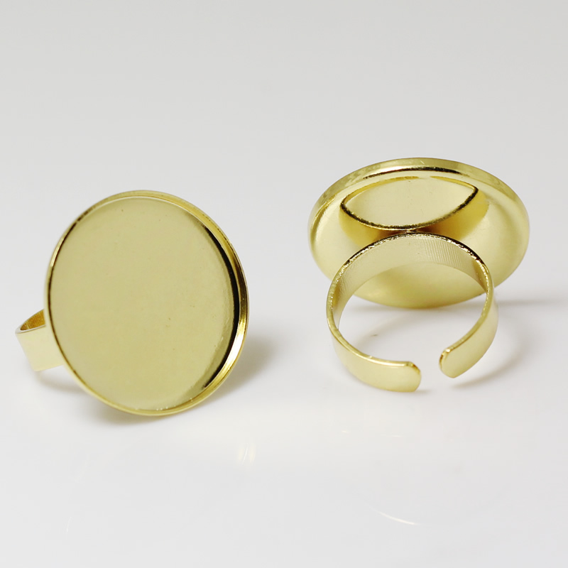 Beadsnice ID 24102 ring base blanks fashion brass bezel ring setting for jewelry making free shipping