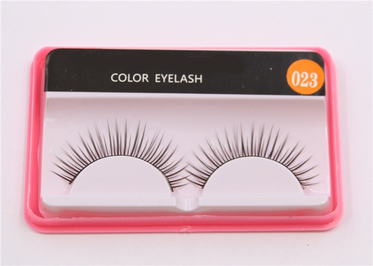 23 styles Eye lashes Natural Beauty Eye Makeup False Eyelashes Handmade False Eyelashes Nature long thick makeup lashes with packaging box