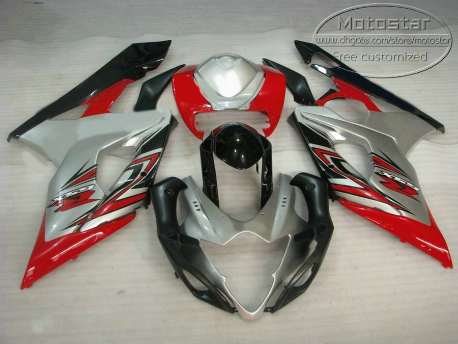Top quality fairing kit for SUZUKI GSXR1000 2005 2006 silver red black bodykits K5 K6 05 06 GSX-R1000 fairings set QF61, Same as the picture shows
Top quality fairing kit for SUZUKI GSXR1000 2005 2006 silver red black bodykits K5 K6 05 06 GSX-R1000 fairings set QF61, Same as the picture shows