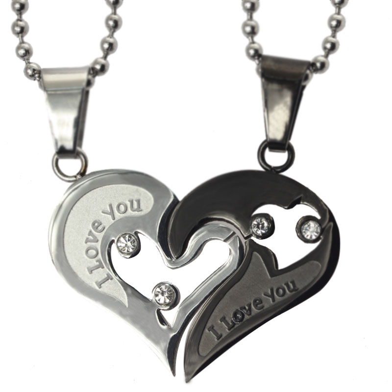 fashion couple necklace & pendant for men and women heart design wedding lover jewelry Christmas Valentine's Day gift
fashion couple necklace & pendant for men and women heart design wedding lover jewelry Christmas Valentine's Day gift