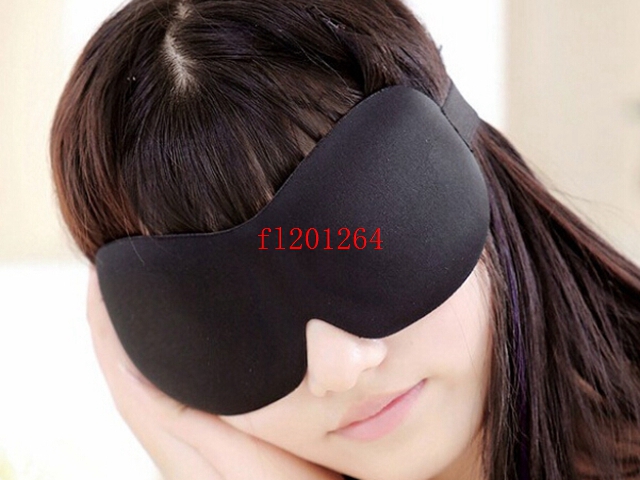500pcs/lot Free Shipping 3D Eye Mask Blindfold Patches Travel Sleep sleeping Eye Cover 5 Colors