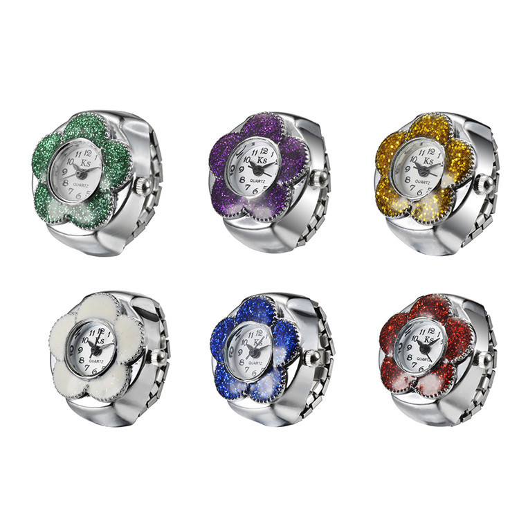 Fashion Stretch watch Metal Finger Ring Watch Drops of oil 925 silver plated watches flower ring watches women Quartz Ring Watch
Fashion Stretch watch Metal Finger Ring Watch Drops of oil 925 silver plated watches flower ring watches women Quartz Ring Watch