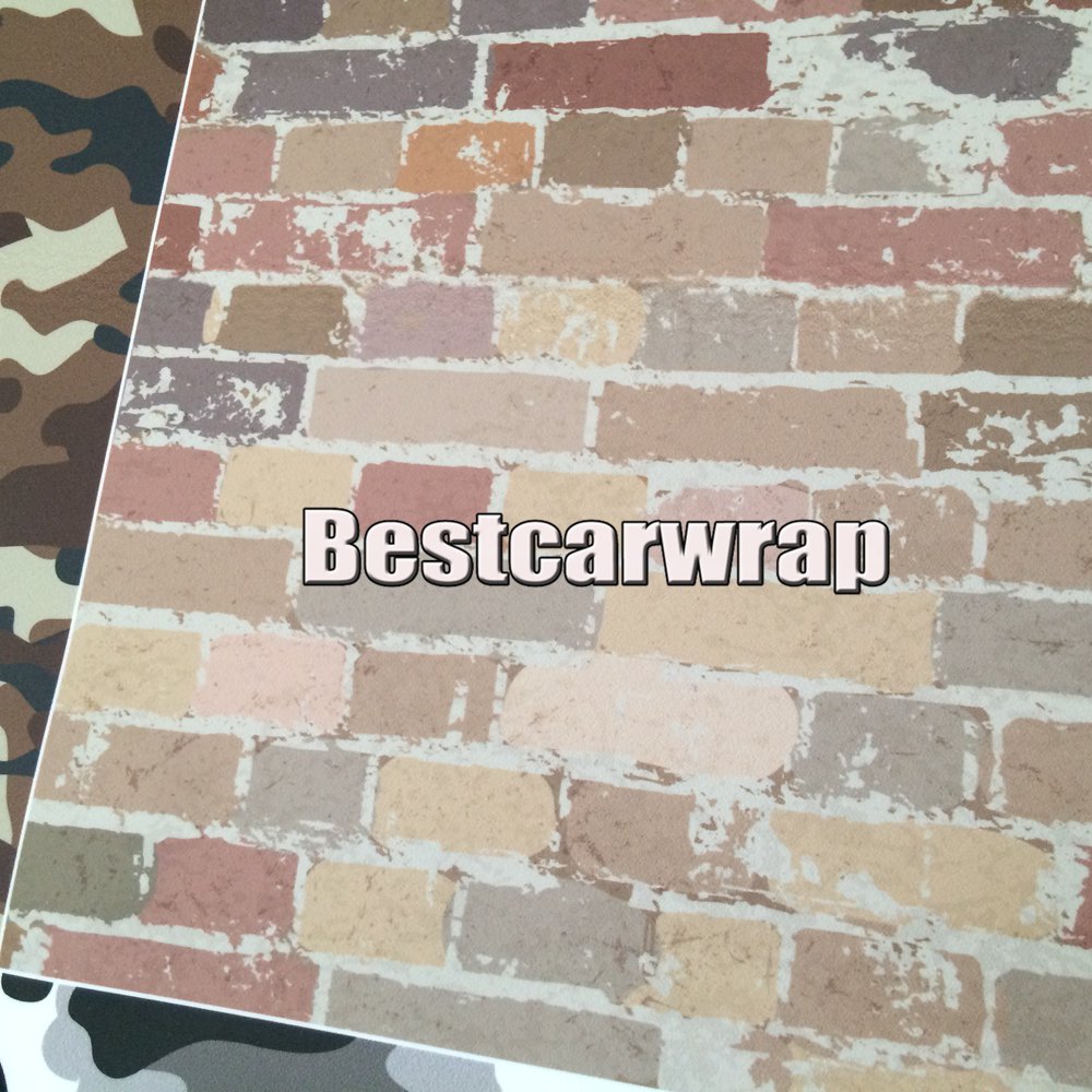 brick wall Camo Vinyl Camoufalge Car Wrap illest Stickerbomb Graffiti Cartoon Vinyl Wrap Sticker Decal Film Sheet Air bubble Free DIY