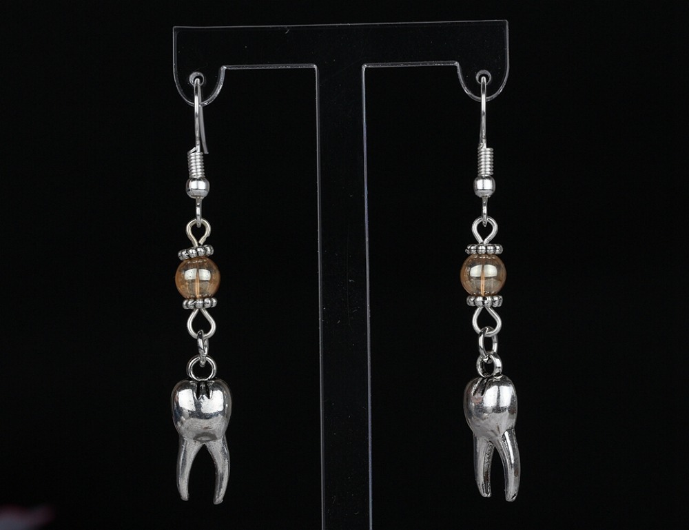 50Pair Vintage Teeth &Glass Charms 925 Sterling Silver Drop/Dangle Earrings For Girls Woman Dress Brand DIY Jewelry M2650
50Pair Vintage Teeth &Glass Charms 925 Sterling Silver Drop/Dangle Earrings For Girls Woman Dress Brand DIY Jewelry M2650