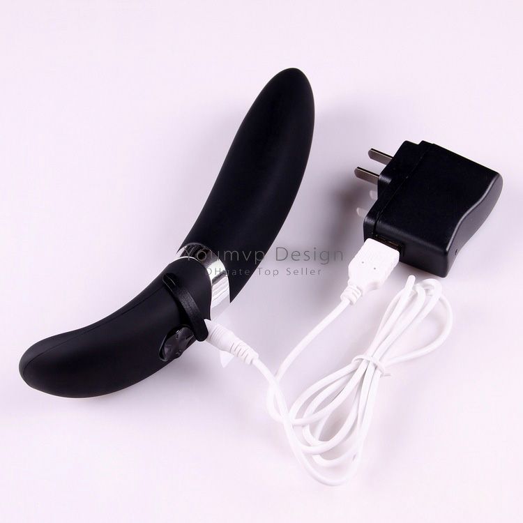 Rechargeable Vibrators Silica gel Massage rod Female masturbation device with 5 Vibration models Adult sex products JJD0008