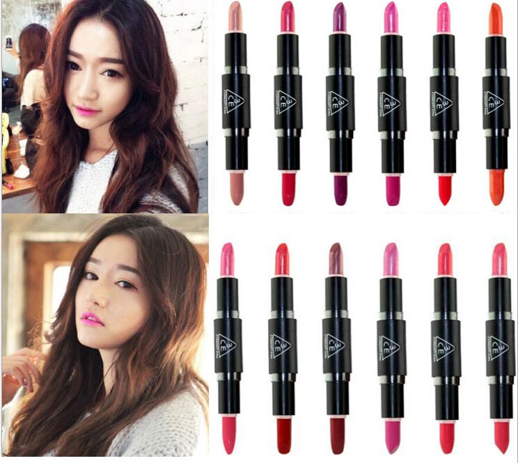 Newest double shot head end Lip Gloss 12 Colors 3CE Makeup Lip Stick Pen 3 concept eyes lip gloss velvet matte, Mixed color
Newest double shot head end Lip Gloss 12 Colors 3CE Makeup Lip Stick Pen 3 concept eyes lip gloss velvet matte, Mixed color