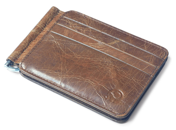 Vintage Men Money Clip Retro Genuine Leather Clip Wallet For Money High Quality Crazy Horse Leather Clamp For Money Holder
Vintage Men Money Clip Retro Genuine Leather Clip Wallet For Money High Quality Crazy Horse Leather Clamp For Money Holder