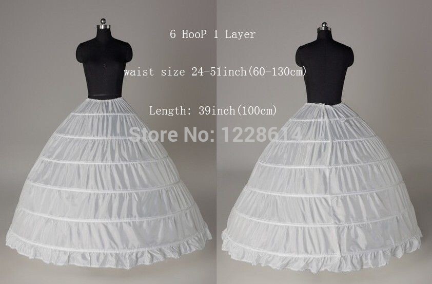 Free Shipping 2018 Hot White 6 HOOP Slirt Under Wedding Dress Ball Gowns Crinoline Petticoats Bridal Wedding Accessories vestido de noiva, Same as image one
Free Shipping 2018 Hot White 6 HOOP Slirt Under Wedding Dress Ball Gowns Crinoline Petticoats Bridal Wedding Accessories vestido de noiva, Same as image one