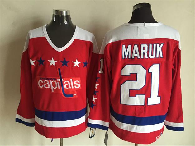 Top Quality Men Retro Washington Capitals Jersey Cheap 21 DENNIS MARUK Vintage CCM Authentic Stitched Ice Hockey Jerseys Mix Order, Red
Top Quality Men Retro Washington Capitals Jersey Cheap 21 DENNIS MARUK Vintage CCM Authentic Stitched Ice Hockey Jerseys Mix Order, Red