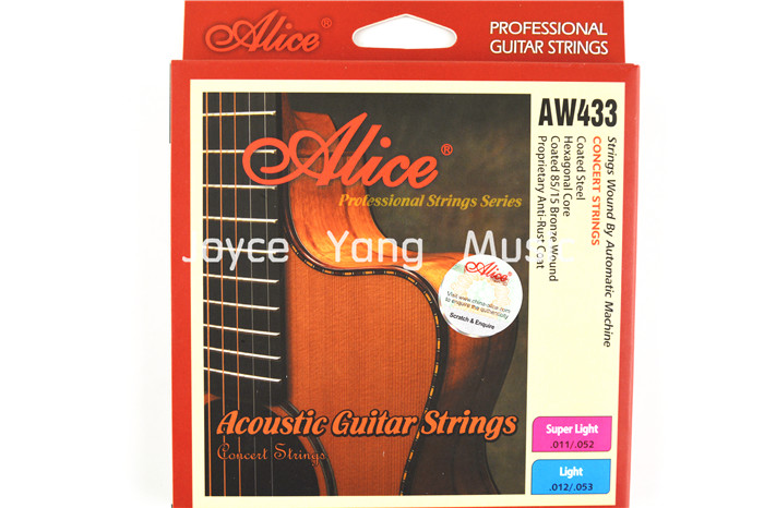 Alice AW433P Light Acoustic Guitar Strings Plated Steel&Coated 85/15 Bronze Wound&Colourful Ball-End Strings Free Shipping
Alice AW433P Light Acoustic Guitar Strings Plated Steel&Coated 85/15 Bronze Wound&Colourful Ball-End Strings Free Shipping