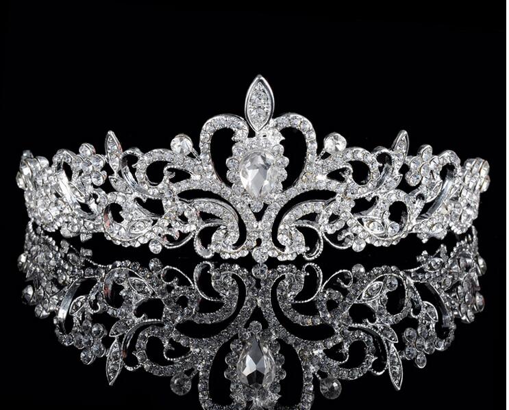 birdal crowns New Headbands Hair Bands Headpieces Bridal Wedding Jewelries Accessories Silver Crystals Rhinestone Pearls HT06