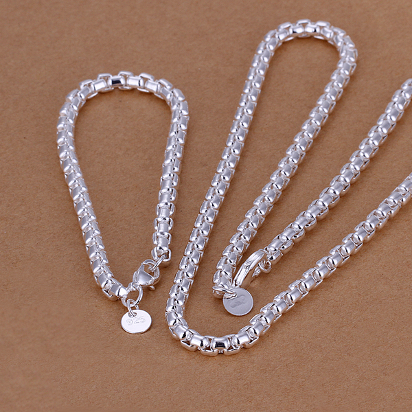 High grade 925 sterling silver The new two-piece circular grid - Men jewelry set DFMSS058 Factory direct 925 silver necklace bracelet
High grade 925 sterling silver The new two-piece circular grid - Men jewelry set DFMSS058 Factory direct 925 silver necklace bracelet