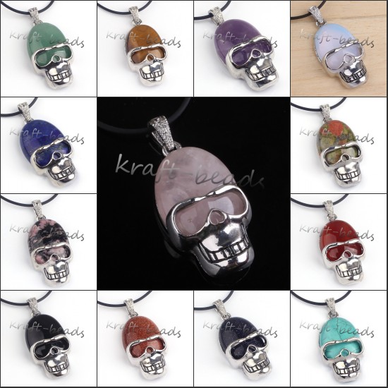 wholesale 10Pcs Charms Silver Plated Mixed Different Natureal Stone Skull Shape Stone Pendant Jewelry Fit Necklace No Chain
wholesale 10Pcs Charms Silver Plated Mixed Different Natureal Stone Skull Shape Stone Pendant Jewelry Fit Necklace No Chain
