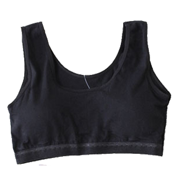Hot Selling Sport Vest Women Cotton Crop Top 5Color Full Coverage No Rim Padded Bras