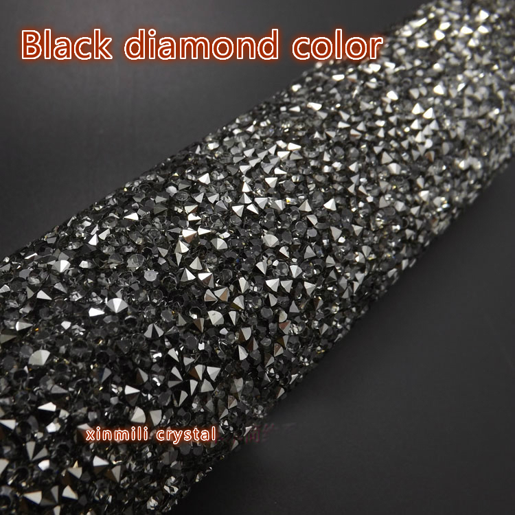 ship Crystal resin rhinestone self Adhesive sheet or fix to fabric rhinestone decor mesh roll for wedding 2440cm Strass B5297226