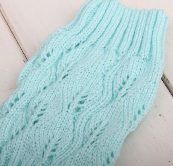 Fashion Women Girl Leg Warmers Hosiery Stockings Crochet Knit button white Lace trim Boots socks Cuff Leggings Tight 9colors gift
