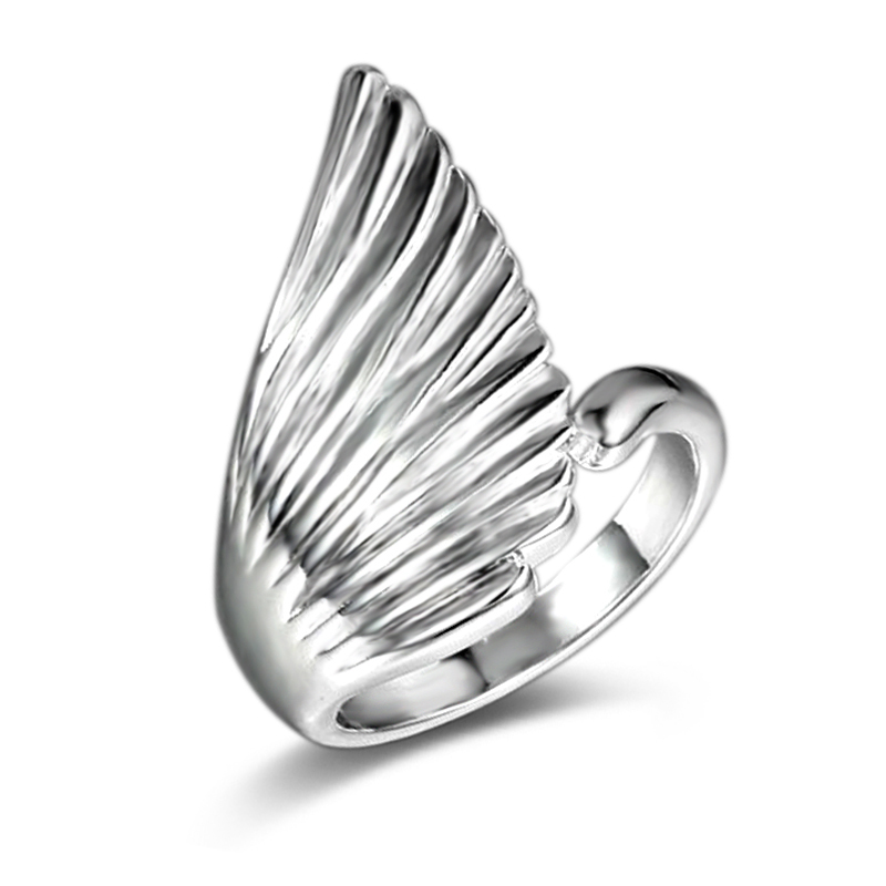 Free Shipping New 925 Sterling Silver fashion jewelry Angel Wings with White Diamond With Pave zircon ring hot sell girl gift 1743
Free Shipping New 925 Sterling Silver fashion jewelry Angel Wings with White Diamond With Pave zircon ring hot sell girl gift 1743