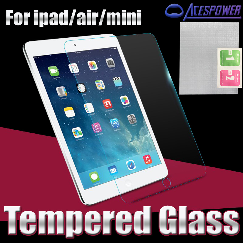 Tempered Glass 0.3MM Screen Protectors for Ipad Pro 12.9 inch Air 2 3 10.5 2019Mini 2 4 5 With Package