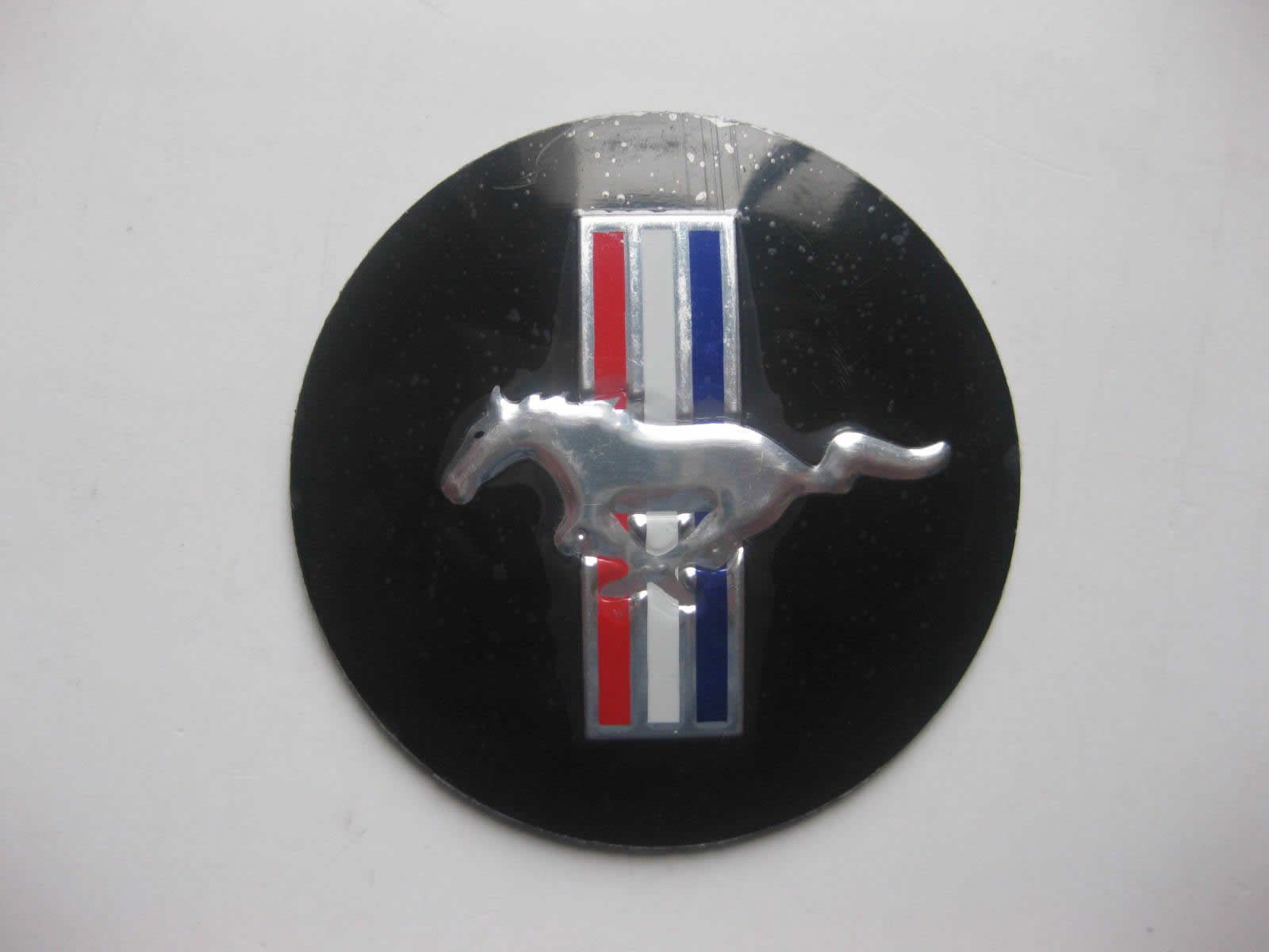 4pcs 55mm Wheel Center Hub Caps Running Horse Emblem Badge Sticker For Mustang