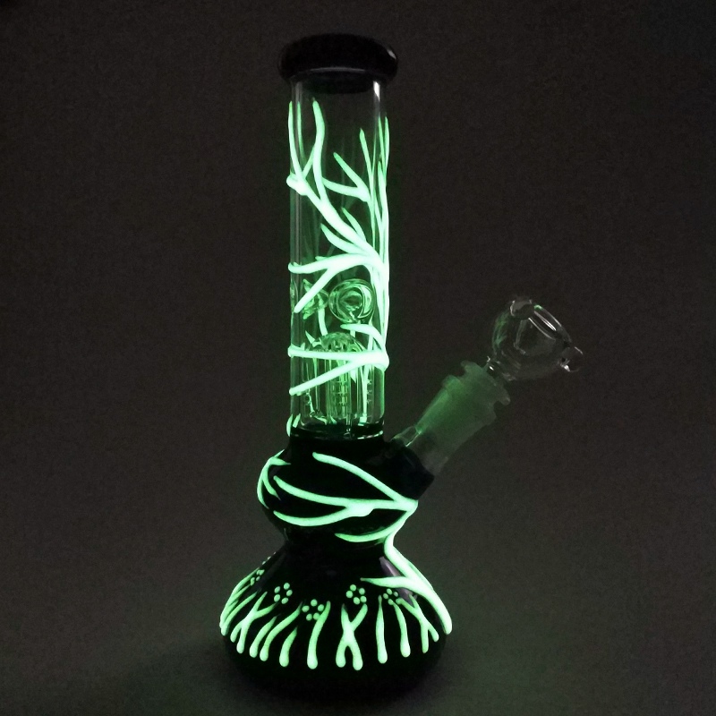 Glow in Dark Glass Bongs Handmade UV Bong With Diffused Downstem Percolator Water Pipes 4 Arms Tree Perc Oil Dab Rigs GID01
Glow in Dark Glass Bongs Handmade UV Bong With Diffused Downstem Percolator Water Pipes 4 Arms Tree Perc Oil Dab Rigs GID01