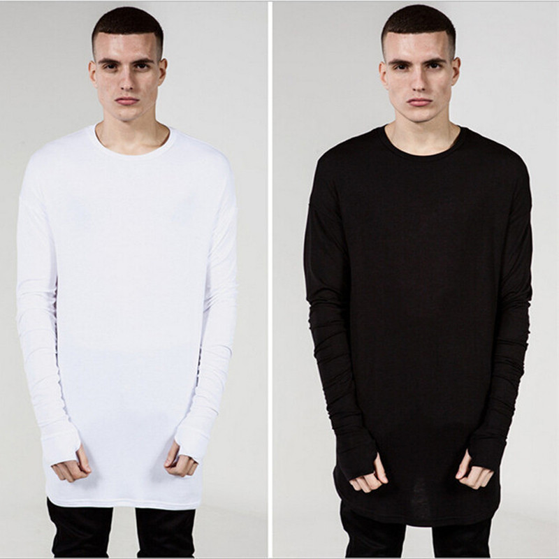 Wholesale- Fashion Mens Extended Tee Long Sleeve Oversized Hip Hop Black White Grey Wool Tshirt Plus Size For Men Big and Tall, Dark grey
Wholesale- Fashion Mens Extended Tee Long Sleeve Oversized Hip Hop Black White Grey Wool Tshirt Plus Size For Men Big and Tall, Dark grey