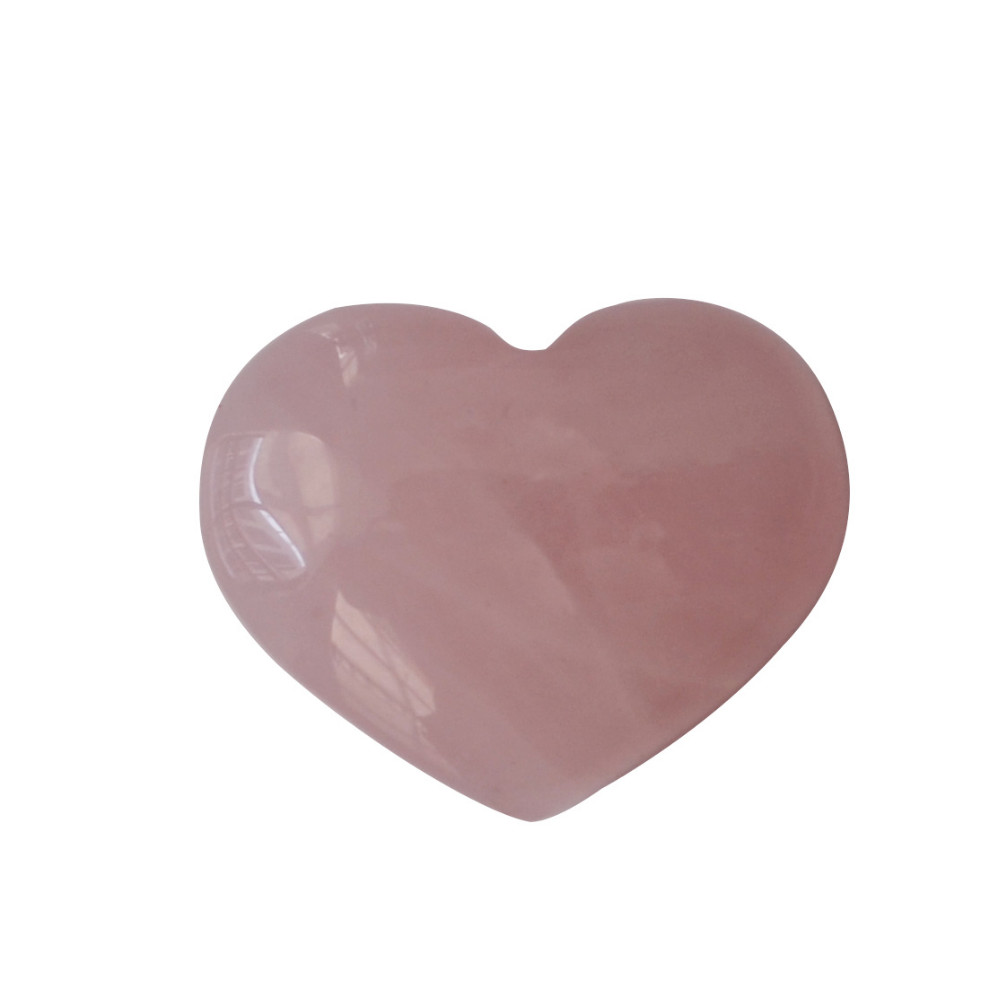 Heart Shape Pink Natural Stone Bead Quartz Crystal Loose Beads DIY Jewelry for Lover Gift Tiger Eye Stones Christmas gifts making wholesale