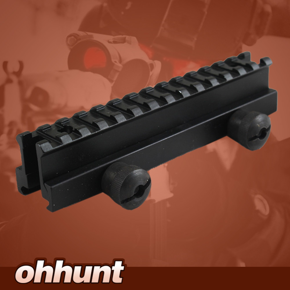 Tactical 1" Hight 14-slot See Through Full Size AR Riser Mount 20mm Weaver Picatinny Rails fit AR15 Rifles
Tactical 1" Hight 14-slot See Through Full Size AR Riser Mount 20mm Weaver Picatinny Rails fit AR15 Rifles