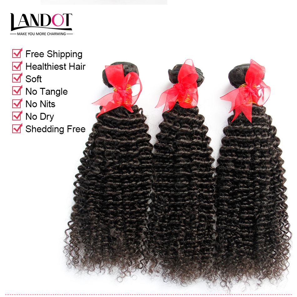 3 Bundles Lot Unprocessed Brazilian Hair Weave Body Wave Straight Loose Deep Wave Kinky Curly Brazilian Human Hair Natural Color Extensions