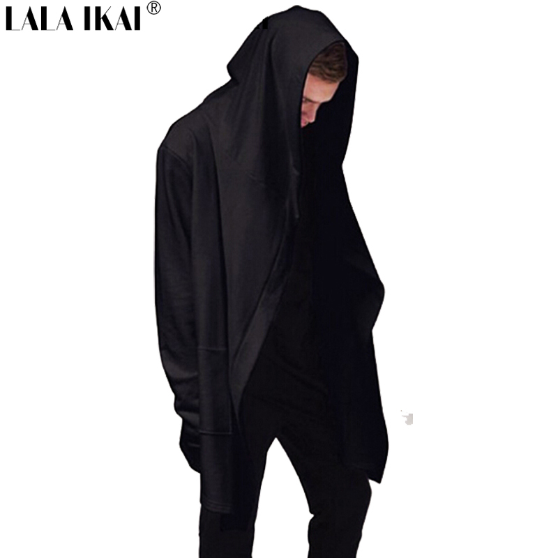 Wholesale-New Avant-garde Big Hood Double Coat-Coat Mens Hoodies Sweatshirts Black Cloak Assassins Creed Jacket Outwear Oversize SMC0042-5
Wholesale-New Avant-garde Big Hood Double Coat-Coat Mens Hoodies Sweatshirts Black Cloak Assassins Creed Jacket Outwear Oversize SMC0042-5