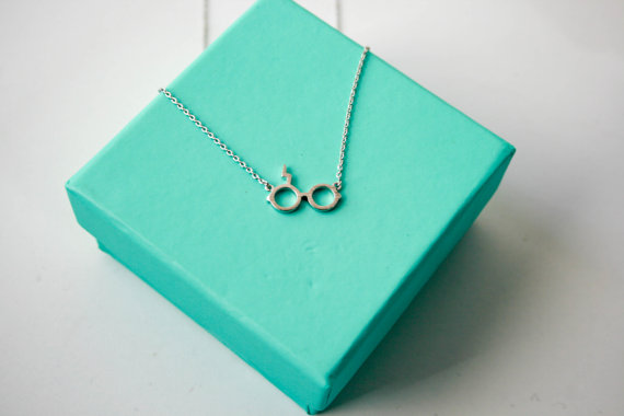 5PCS Cute Scar Potter Glasses Necklace Movie Potter Symbol Eyeglasses Necklaces Lightning Glasses Necklaces