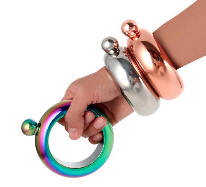 Beichong Bangle Bracelet Hip Flask 3.5oz 316L Stainless Steel Rainbow Liquid Alcohol Vodka Whiskey Drinkware Alcohol Funnel
Beichong Bangle Bracelet Hip Flask 3.5oz 316L Stainless Steel Rainbow Liquid Alcohol Vodka Whiskey Drinkware Alcohol Funnel