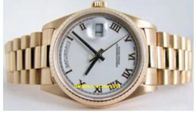 luxurywatches Top Quality Day Date President 18K Yellow Gold White Roman Dial 18038 36mm Men's Sport WristWatches Automatic Mechanical Mens
luxurywatches Top Quality Day Date President 18K Yellow Gold White Roman Dial 18038 36mm Men's Sport WristWatches Automatic Mechanical Mens