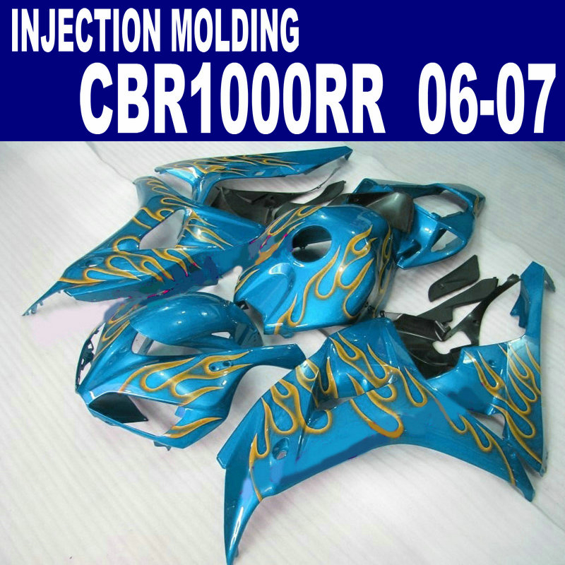 Customize fairing kit for HONDA Injection molding CBR 1000 RR 06 07 yellow flames in blue CBR1000RR 2006 2007 ABS fairings set AQ79, Same as the picture shows
Customize fairing kit for HONDA Injection molding CBR 1000 RR 06 07 yellow flames in blue CBR1000RR 2006 2007 ABS fairings set AQ79, Same as the picture shows