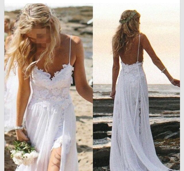 Sexy Straps Lace Backless Wedding Dresses Custom Made Bridal Gown A Line Sweetheart Garden Beach Wedding Gowns 2016, Black
Sexy Straps Lace Backless Wedding Dresses Custom Made Bridal Gown A Line Sweetheart Garden Beach Wedding Gowns 2016, Black