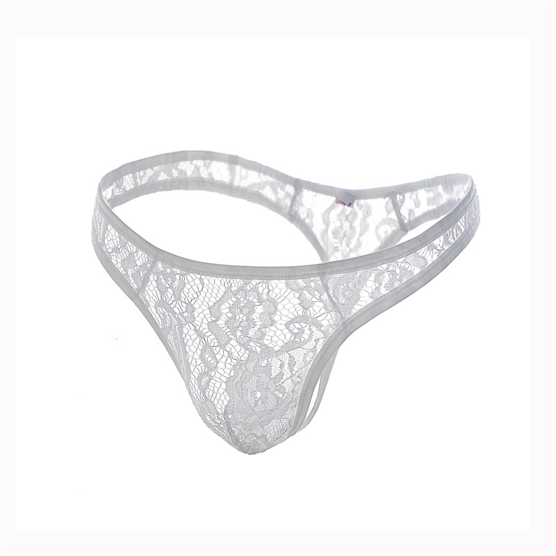 #BD109 wholesale 3pcs/lot gay men's sexy underwear lingerie extra-thin lace transparent gauze low waist thongs t-strings g-strings panties, White
#BD109 wholesale 3pcs/lot gay men's sexy underwear lingerie extra-thin lace transparent gauze low waist thongs t-strings g-strings panties, White