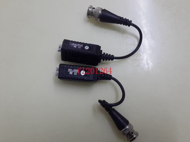 600pcs/lot Free Shipping Video twisted pairs Passive Video Balun UTP Transivers/connector Cable For cctv balun video