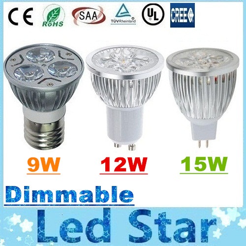 CREE 9W 12W 15W Led Spot Bulbs Light E27 E26 B22 MR16 GU10 Led Dimmable Lights Lamp AC 110-240V/12V
CREE 9W 12W 15W Led Spot Bulbs Light E27 E26 B22 MR16 GU10 Led Dimmable Lights Lamp AC 110-240V/12V