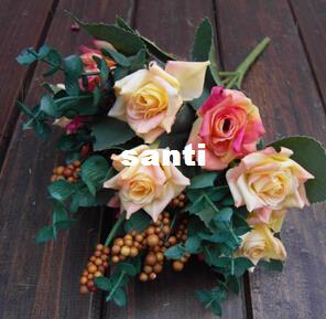 Fashion Hot Elegant Oil Painting Style Artificial Rose Silk Flowers 10 Flower Head Floral Wedding Garden Decor DIY Decoration, Mix color
Fashion Hot Elegant Oil Painting Style Artificial Rose Silk Flowers 10 Flower Head Floral Wedding Garden Decor DIY Decoration, Mix color