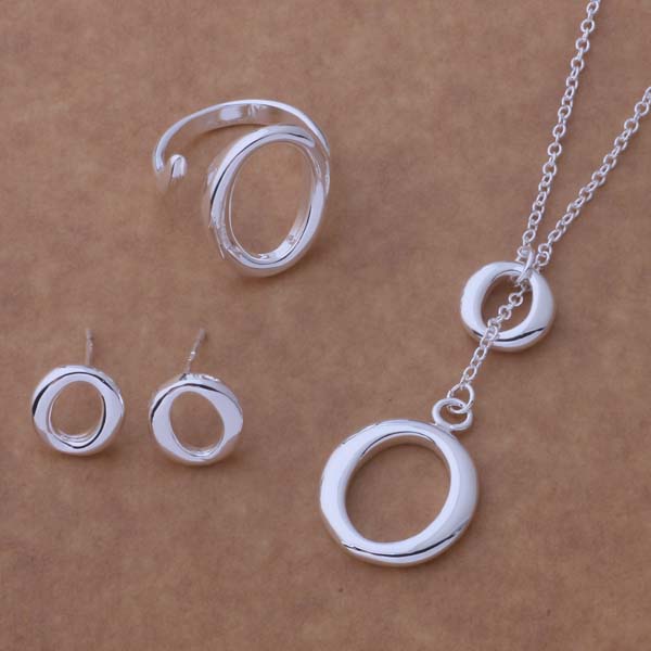 Free Shipping with tracking number New Fashion women's charming jewelry 925 silver 12 mix jewelry set 1454