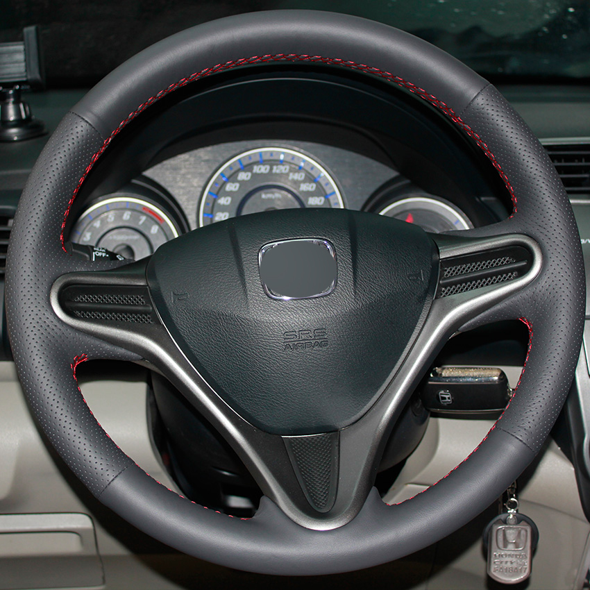 Case for HONDA FIT 2 2008-2013 CITY wheel Steering wheel cover Genuine leather Car special cover DIY Hand-stitch Car styling Steering cover
Case for HONDA FIT 2 2008-2013 CITY wheel Steering wheel cover Genuine leather Car special cover DIY Hand-stitch Car styling Steering cover