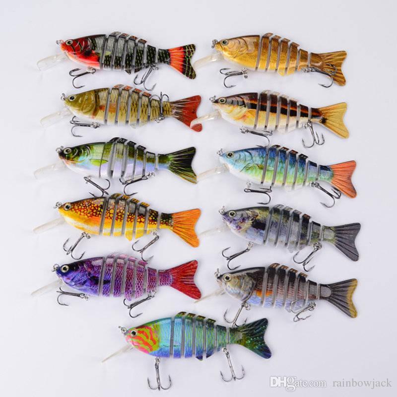 7 segments Fishing crankbait hard plastic bait 11.2cm 14g Jointed minnow swimbait Artificial fishing Lures
7 segments Fishing crankbait hard plastic bait 11.2cm 14g Jointed minnow swimbait Artificial fishing Lures
