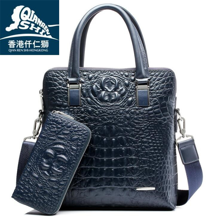 Factory wholesale brand bag high-quality crocodile embossed leather handbag business men fashion stereo embossed leather shoulder bag
Factory wholesale brand bag high-quality crocodile embossed leather handbag business men fashion stereo embossed leather shoulder bag