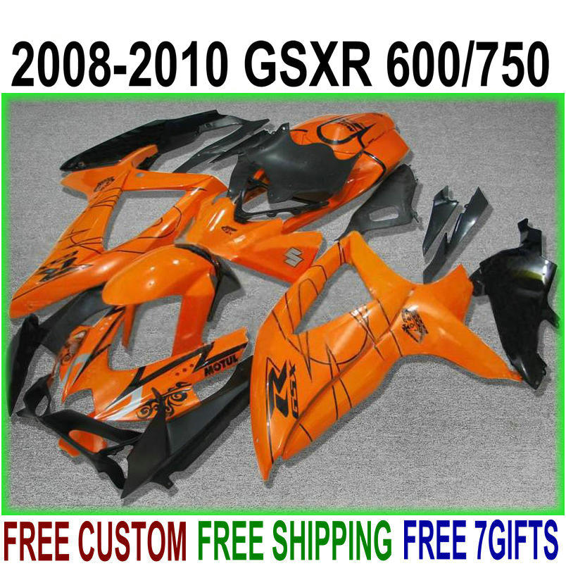7 free gifts fairing kit for SUZUKI GSXR750 GSXR600 2008-2010 K8 K9 orange black fairings set GSX-R600/750 08 09 10 VE57, Same as the picture shows
7 free gifts fairing kit for SUZUKI GSXR750 GSXR600 2008-2010 K8 K9 orange black fairings set GSX-R600/750 08 09 10 VE57, Same as the picture shows