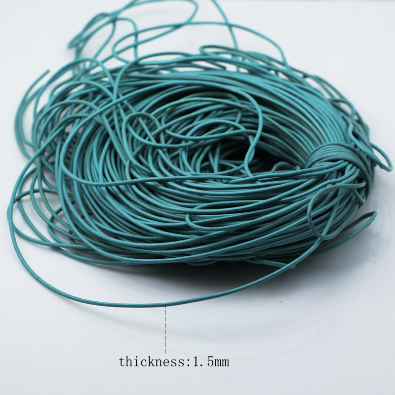 Real Leather Jewelry Cord by Beadsnice - Genuine Material for Necklaces and Bracelets (ID 3450)